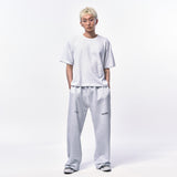 クロップTシャツ MELANGE WHITE