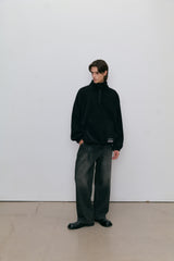 Fleece classic pullover (black)
