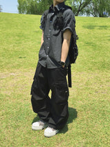 Mobin チェックサマーハーフシャツ 6C