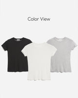 Senz ウール シースルー半袖Tシャツ