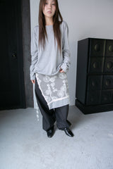 flower layered wrap skirt(2colors)