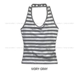 Molly Stripe Halter Sleeveless