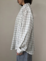 Muslin check summer shirt (2color)
