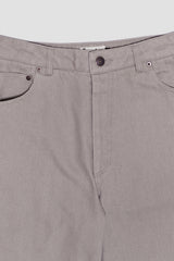 ウォッシュドストレートレッグパンツ, ベージュ