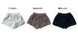 Puff Teddy Poggle Fleece Boa Shorts (3 colors)