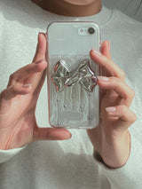 Metal Ribbon Finger Ring Tok Magsafe Card wallet Grip Tok