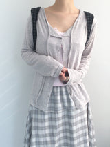 soft lace sleeveless shirt