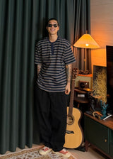Dangara Henry Neck Short-Sleeve 2color