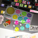 who cares? sticker set
