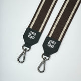 Line x Cone Leather Shoulder Strap