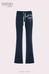 New York low-rise semi-boot casual pants