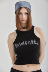 FLARE SLEEVELESS TOP