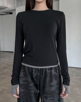 Slow layered warmer long sleeves