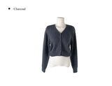 Doobie Soft Fur Button Long Sleeve Cardigan