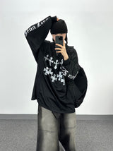 dクロスジャージロングスリーブ