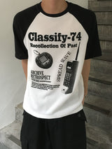 74ラグランにットショートスリーブTシャツ