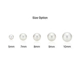 26SS★ Essence 14K(Y) Glory Freshwater Pearl Earrings 9mm