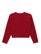  COZY WAVE CARDIGAN (RED)