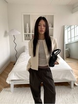 All day semi wide slacks(3color)