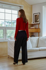 MOON NIGHT WIDE PANTS / BLACK