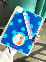 ジン！ギニア フレンズ ネイビー iPad ケース