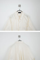 ライトウエイト コットン ロングシャツ