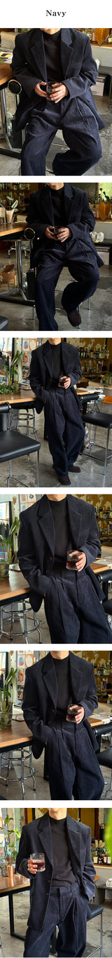 [SET UP가능] ヘビーコーデュロイオーバーフィットジャケット(3color)