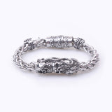 STAINLESS STEEL BRACELET SNAKE SKULL SSBS01