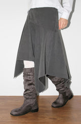 SOFT UNBALANCE FLARE SKIRT