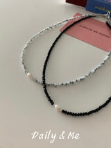 Beads Freshwater Pearl Necklace(2color)
