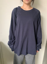センキューベーシックラグランオーバー長袖Tシャツ