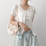 Air Cool Short-Sleeved Cardigan (3 colors)
