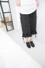 dot jacquard frill pants(2colors)