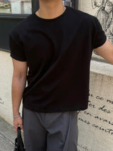 Core cropped short sleeved