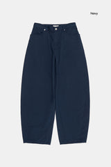 D-line balloon wide cotton pants