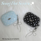 [MADE] snug dot airpods case (blue)