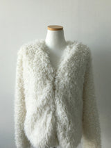 2way fur cardigan