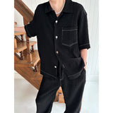 [S/S] Denim pleats banding pants (2color)
