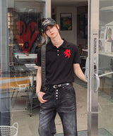 ホース ナンバリング PK ショートスリーブ カラー Tシャツ
