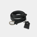 ASCLO Key Ring Weave Leather Belt (2color)