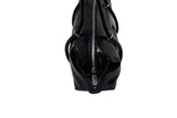 Karl Baguette Leather Shoulder Bag