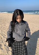 POCKET WOOL JACKET