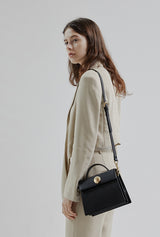 LAZEL MINI ショルダーレザーバッグ / Matte Black