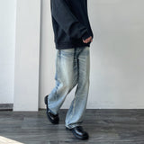 Dual-Wash Wide Denim