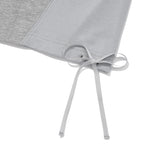 COLOR MIX RIBBON HALF PANTS [MELANGE GRAY]