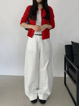 Nanore Round Neck Knit Cardigan