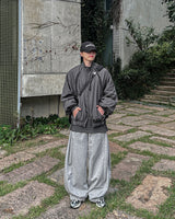 ミジュサイドスナップバルーンスウェットパンツ