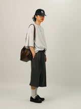 WEE Pin-tuck Stripe Bermuda Slacks