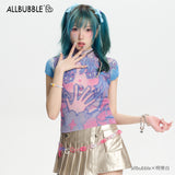 allbubble アートペインティングTシャツ