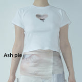 Tight printed T-shirt